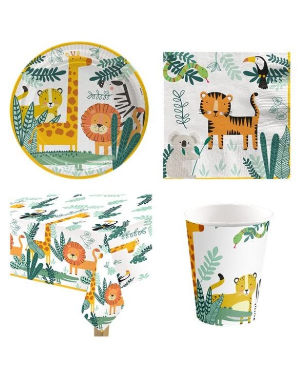 Get Wild Safari Party Value Party Pack