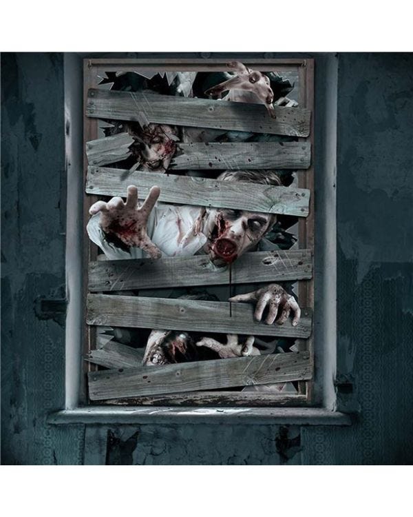 Zombie Window Decoration - 80 x 120cm
