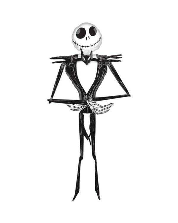 Jack Skellington Foil Airwalker Balloon - 2.1m