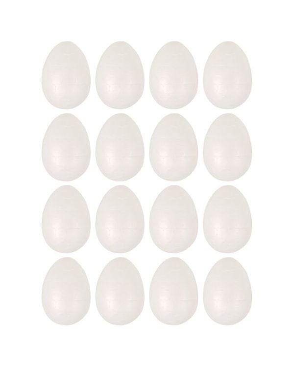 Foam Craft Eggs - 4cm (16pk)