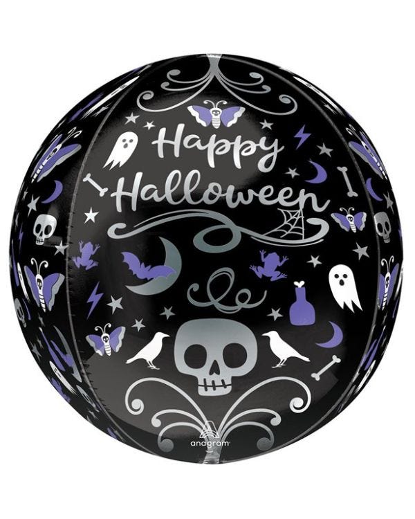 Moonlight Halloween Orbz Balloon