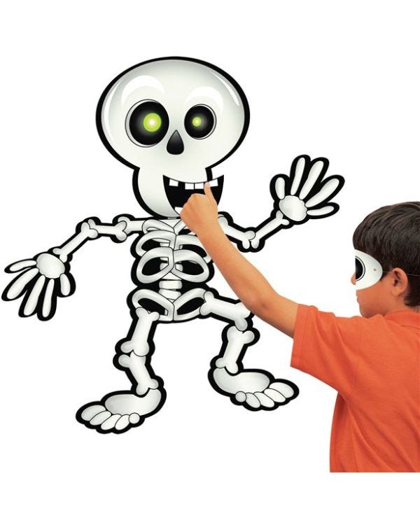 Pin the Smile on the Skeleton