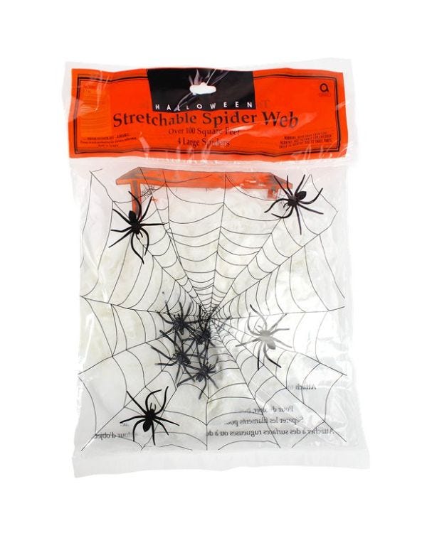 Spiders Web with Spiders - 100sq ft