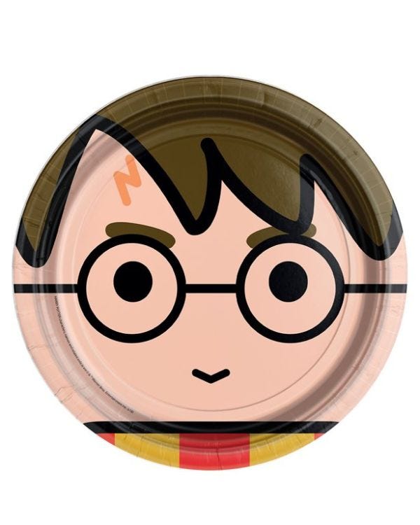 Harry Potter Paper Plates - 23cm (8pk)