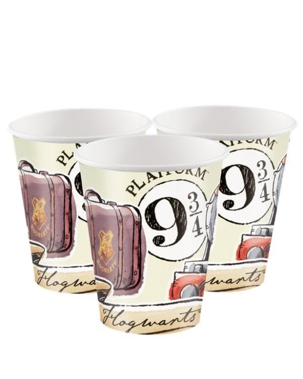 Harry Potter Paper Cups - 266ml (8pk)