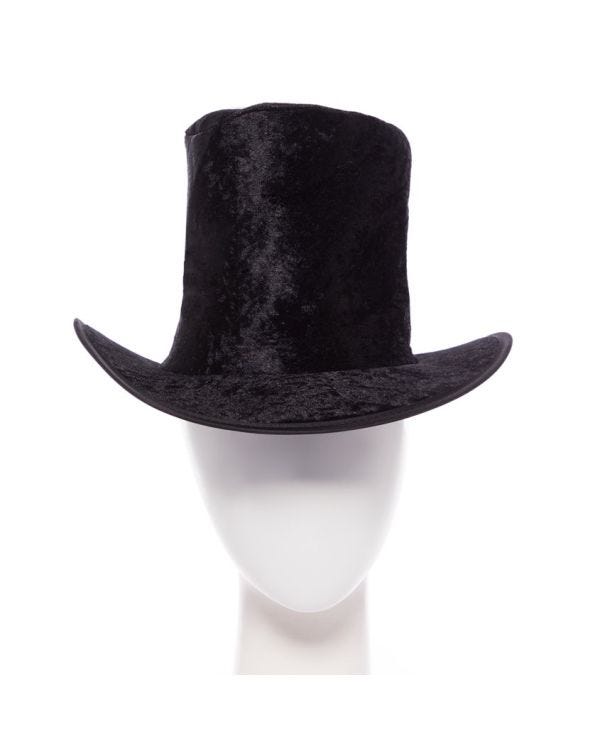 Black Victorian Top Hat - Child