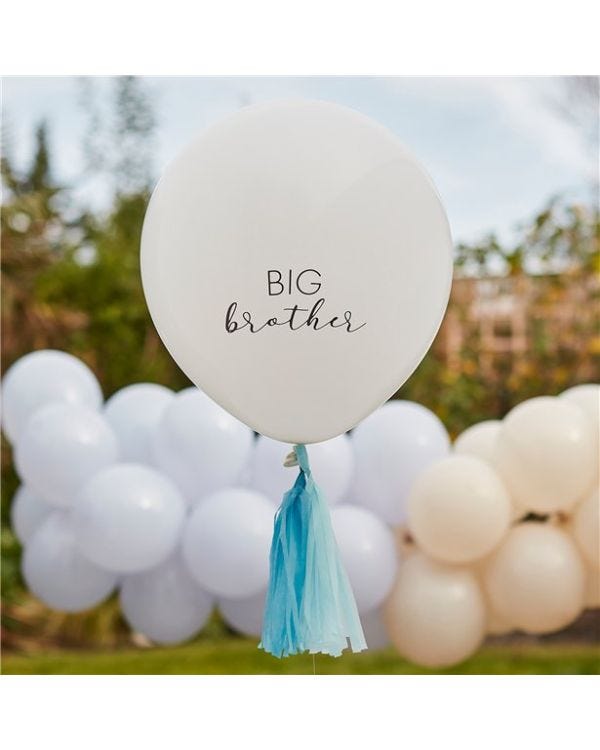 Hello Baby Big Brother Latex Balloon - 18&quot;