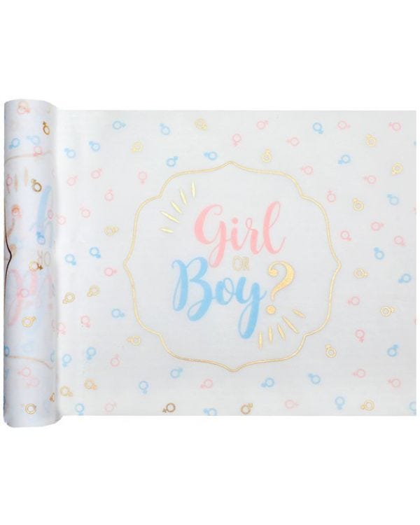 Girl or Boy Fabric Table Runner - 3m