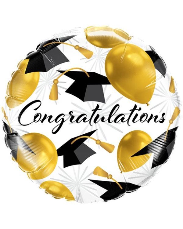 Congratulations&#039; Graduation Foil Balloon - 18&quot;