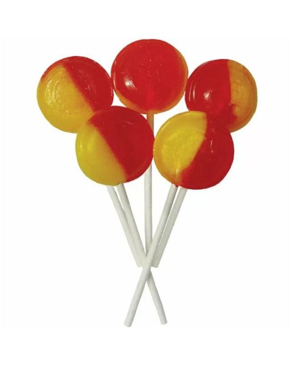 Dobsons Rhubarb and Custard Lollipops - 1.755kg - Individually Wrapped (80pk)