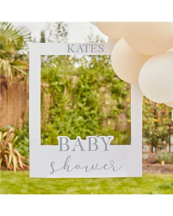 Hello Baby Customisable Photo Booth Frame