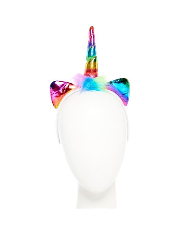 Rainbow Unicorn Headband - Adult