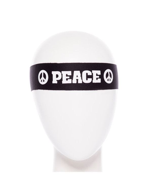 Black  Hippie Peace Headband
