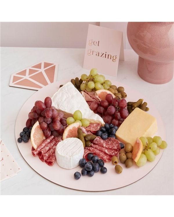 Rose Gold Ring Grazing Board