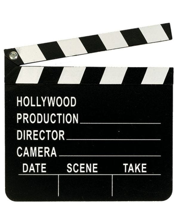 Hollywood Directors Clapper Board - 20cm