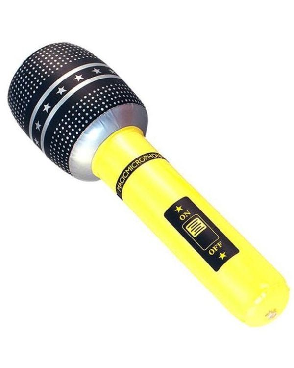 Inflatable Giant Microphone - 40cm