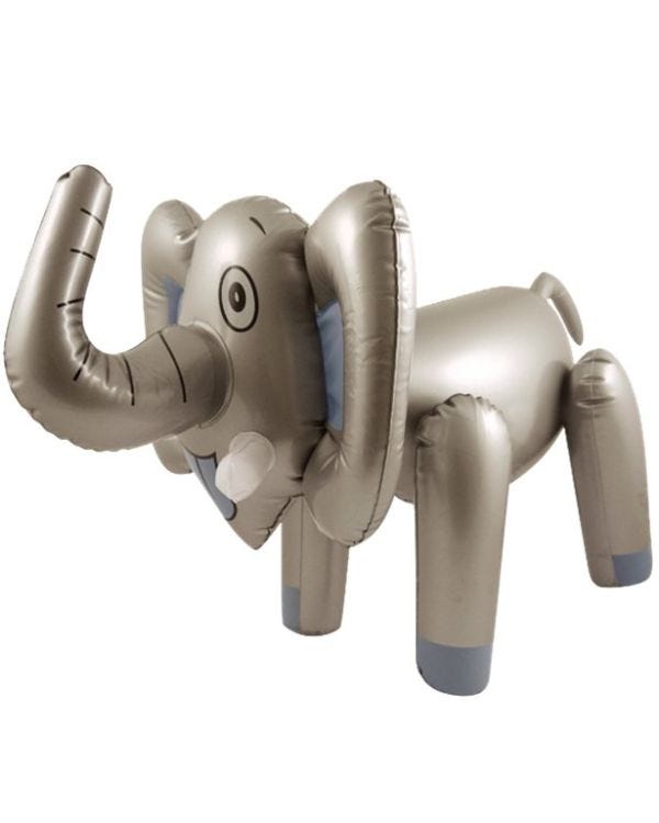 Inflatable Elephant - 65cm