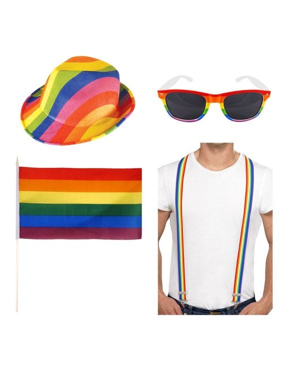 Pride Hat and Glasses Accessory Kit