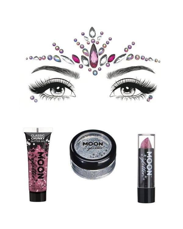 Princess Glitter Face and Body Gem Kit