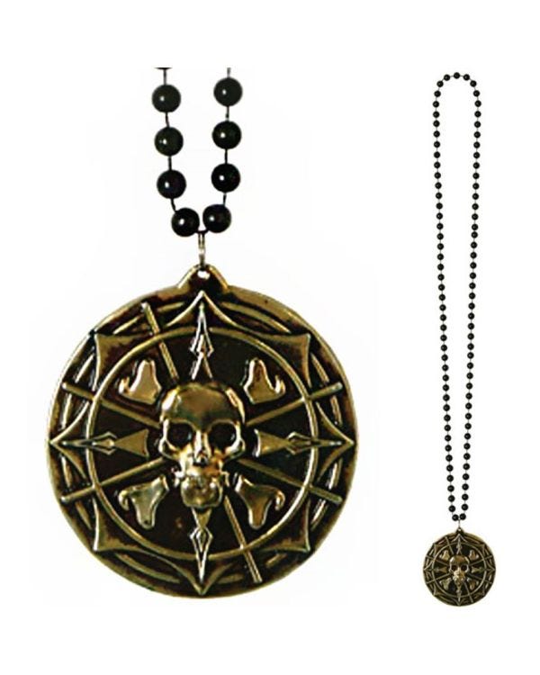 Pirate Medallion Necklace