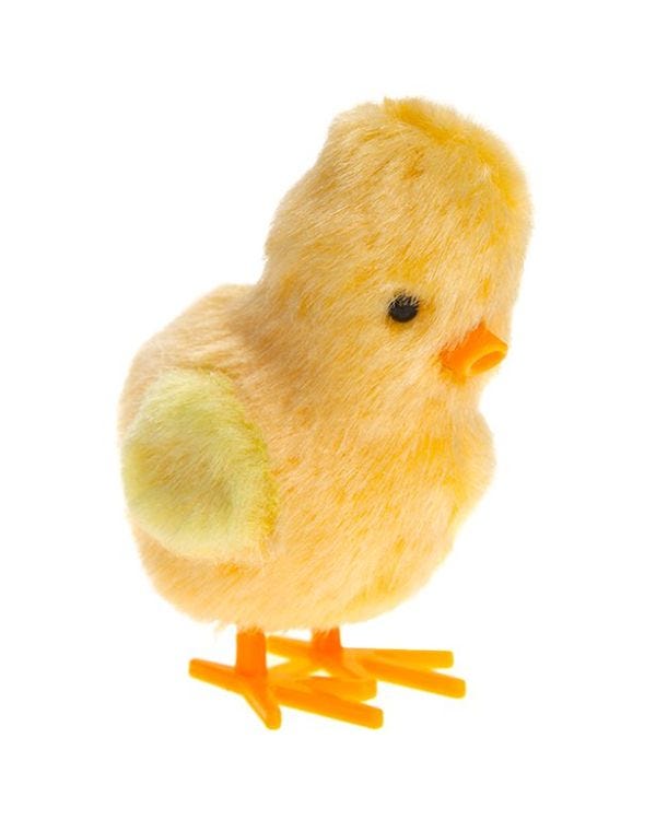 Bouncing Yellow Chick Toy - 7.5cm