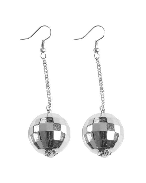 70&#039;s Disco Ball Earrings