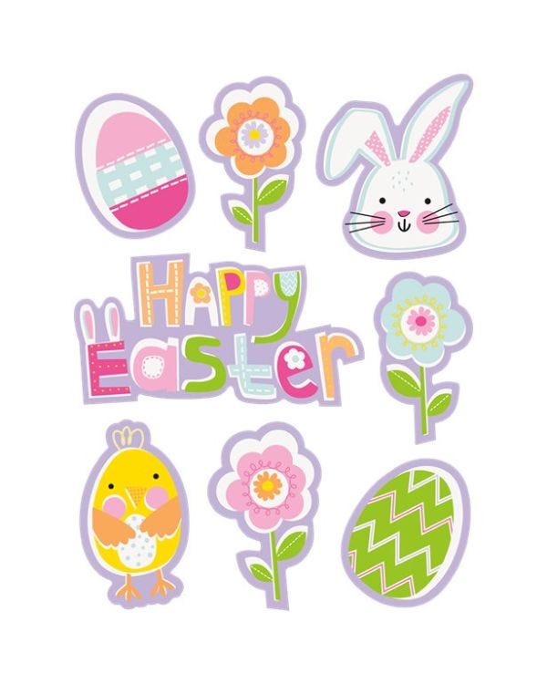 Easter Window Stickers