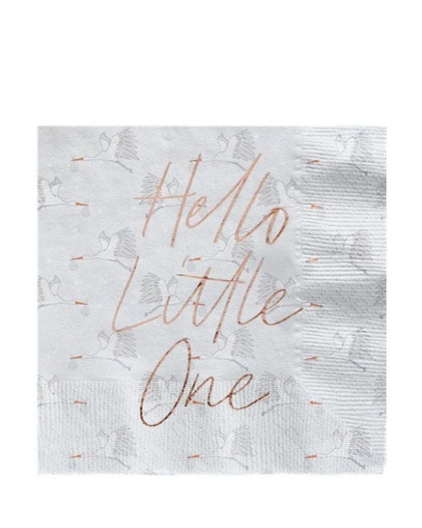 Hello Little One Paper Napkins - 33cm (20pk)