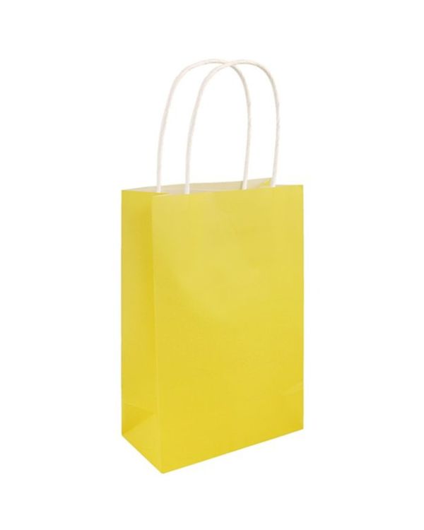 Yellow Paper Party Bag - 21cm