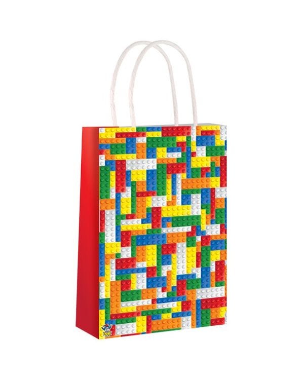 Brickz Paper Party Bag - 21cm
