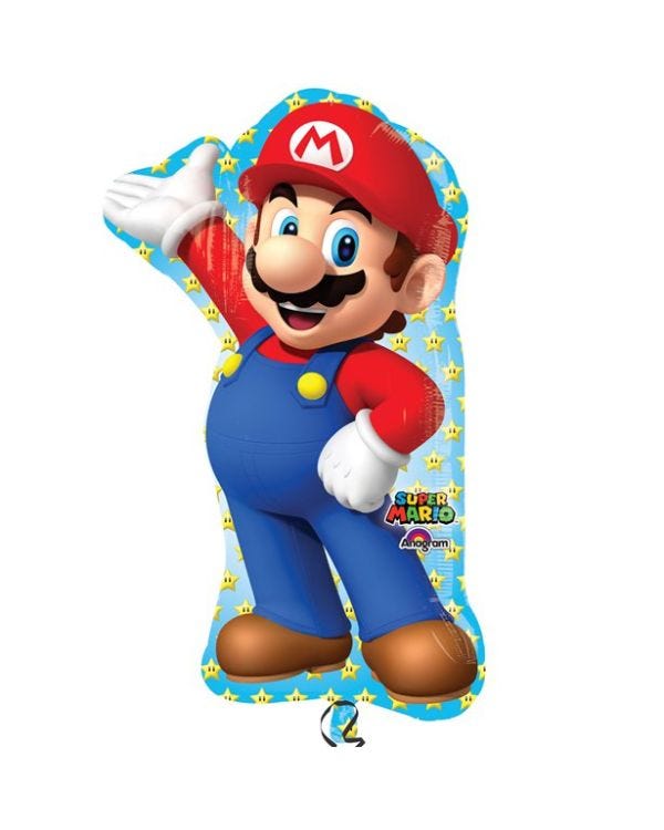 Super Mario SuperShape Foil Balloon - 33&quot;