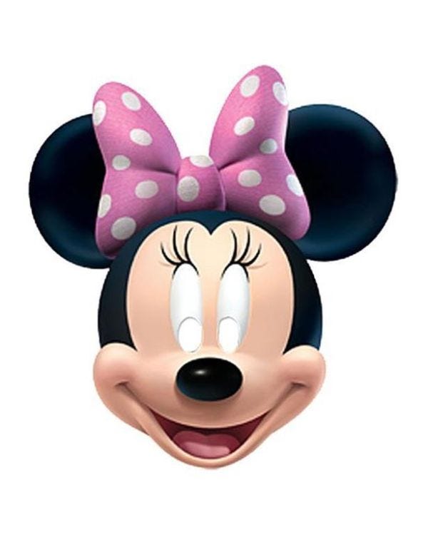 Minnie Mouse - Cardboard Masks (6pk)