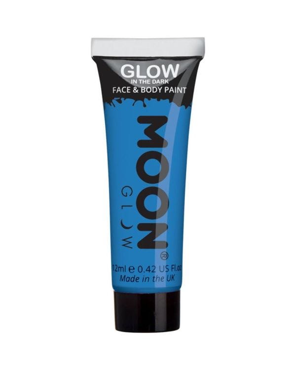 Glow in the DarkFace &amp; BodyPaint - Blue 12ml