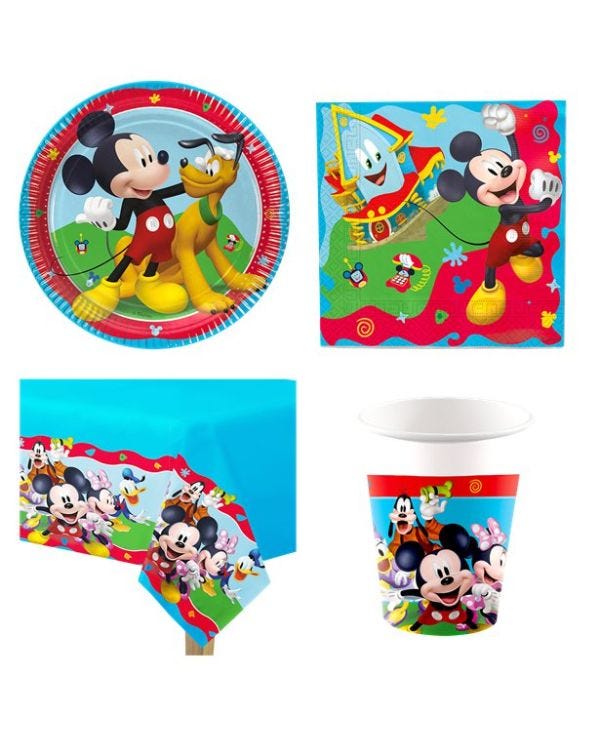 Mickey Rock The House - Value Party Pack for 8