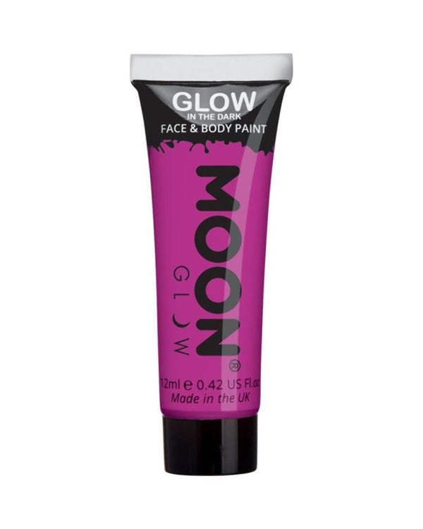 Glow in the Dark Face &amp; Body Paint - Purple 12ml