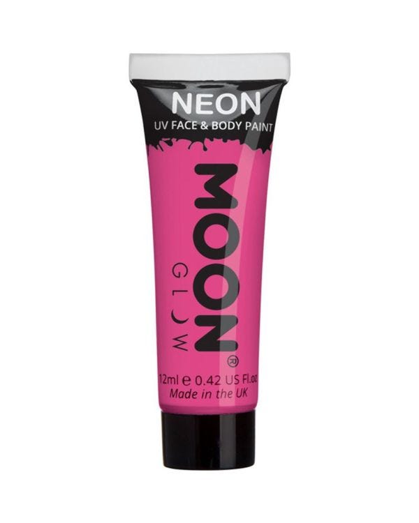 UV Neon Face &amp; Body Paint - Pink 12ml