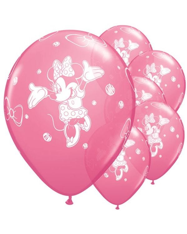 Minnie Mouse Pink Latex Balloons - 11&quot; (6pk)