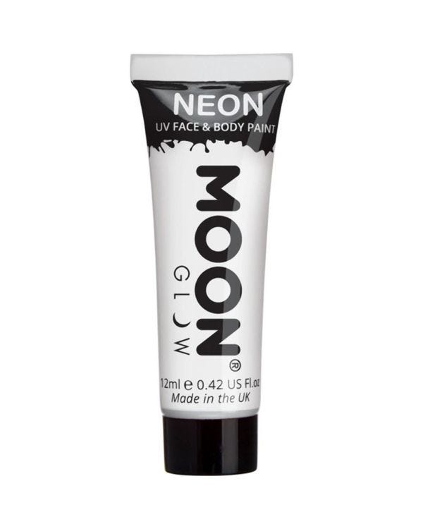 UV Neon Face &amp; Body Paint - White 12ml