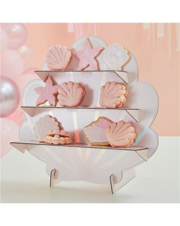 Mermaid Magic Shell Treat Stand