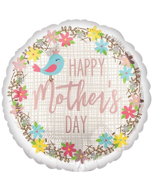 Happy Mother&#039;s Day Pretty Bird - 18&quot; Foil