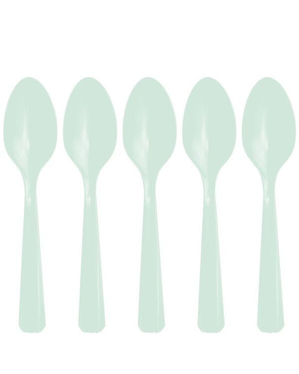 Duck Egg Reusable Plastic Spoons (24pk)