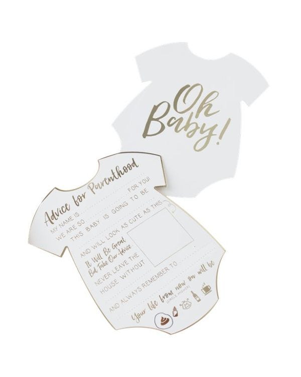 Oh Baby Advice For The Parents Cards (10pk)