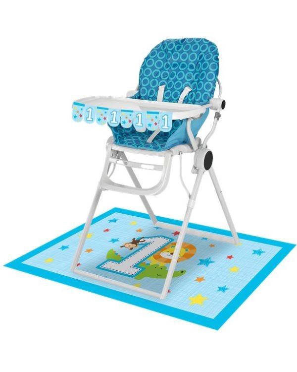 One is Fun Boy High Chair Kit