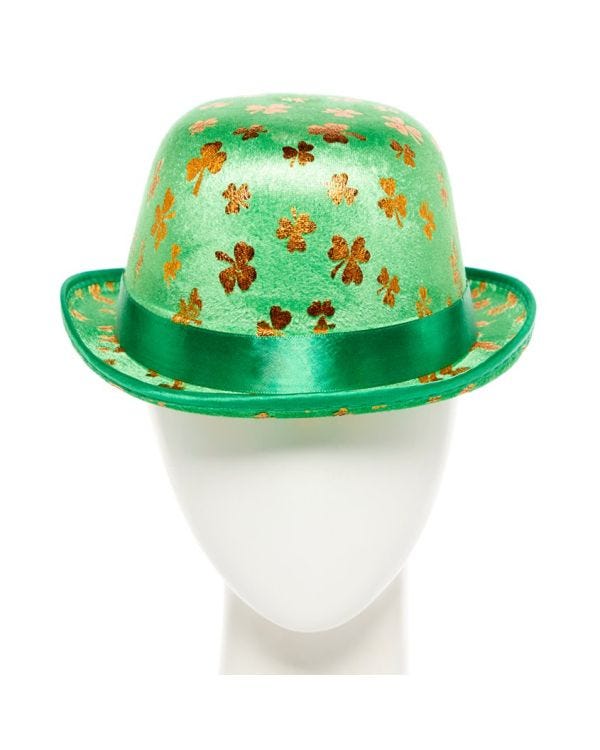 St Patrick&#039;s Day Shamrock Bowler Hat