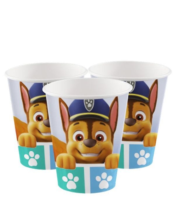 Paw Patrol Paper Cups - 250ml (8pk)