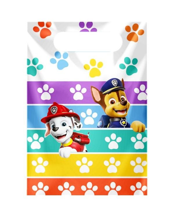 Paw Patrol Paper Lootbags (8pk)