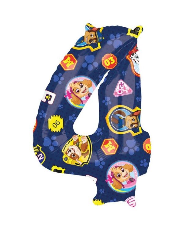Paw Patrol Number 4 - 26&quot;