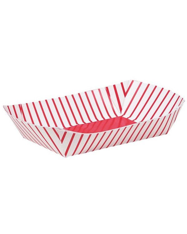 Paper Snack Trays - 16.5cm (4pk)