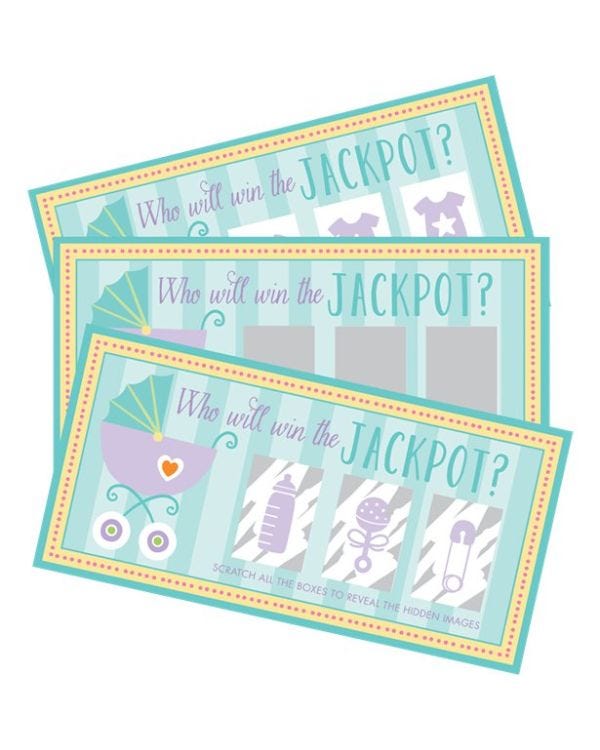 Baby Shower Scratch Cards (12pk)
