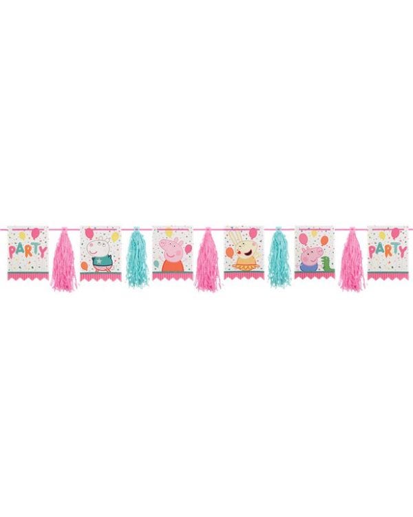 Peppa Pig Pennant Tassel Garland